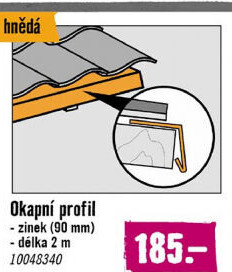 Okapní profil Precit