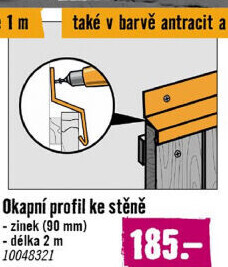 Okapní profil Precit