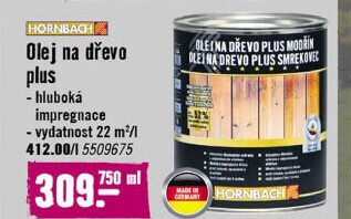 Olej na dřevo plus Hornbach