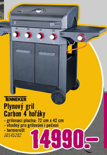 Plynový gril Carbon Tenneker