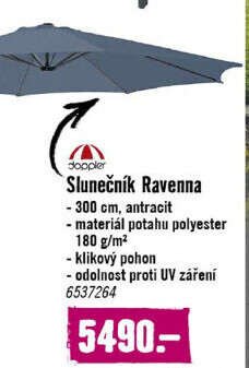 Slunečník Ravenna Smart Doppler