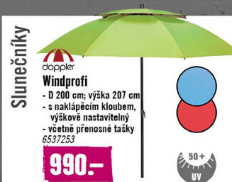 Slunečník Windprofi Doppler