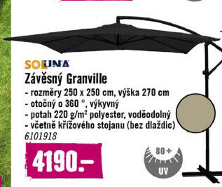 Slunečník závěsný Soluna