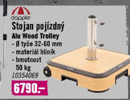 Stojan na slunečník pojízdný Doppler