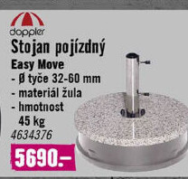 Stojan na slunečník pojízdný Doppler