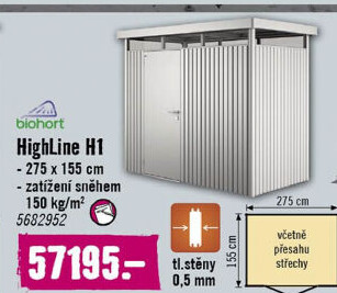 Zahradní domek Biohort