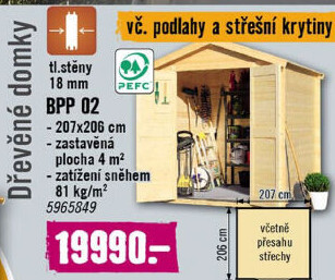 Zahradní domek BPP