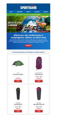 akční leták Sportisimo 2.6.2022-7.6.2022