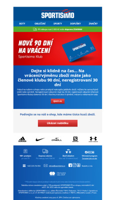 akční leták Sportisimo 1.6.2022-6.6.2022