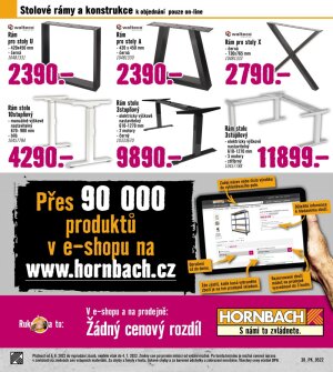 akční leták Hornbach 4.6.2022-4.7.2022
