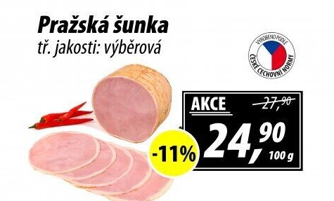 Pražská šunka výběrová