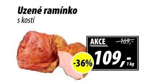 Uzené ramínko s kostí