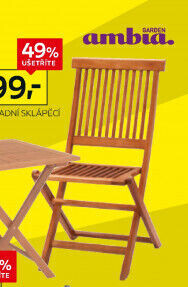 ZAHRADNÍ SKLÁPĚCÍ ŽIDLE