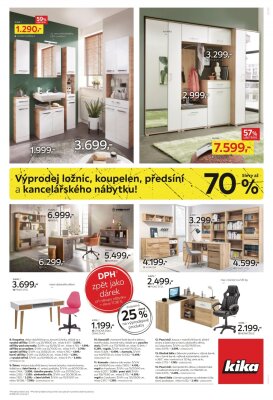 akční leták Kika nábytek 6.6.2022-19.6.2022