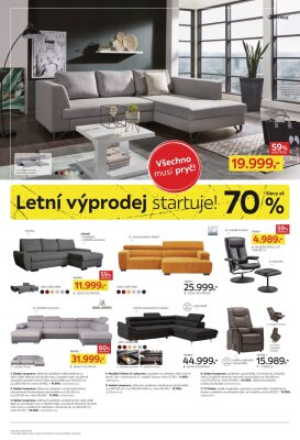 akční leták Kika nábytek 6.6.2022-19.6.2022