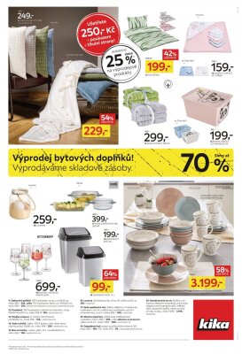 akční leták Kika nábytek 6.6.2022-19.6.2022