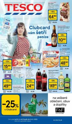 akční leták Tesco 8.6.2022-14.6.2022