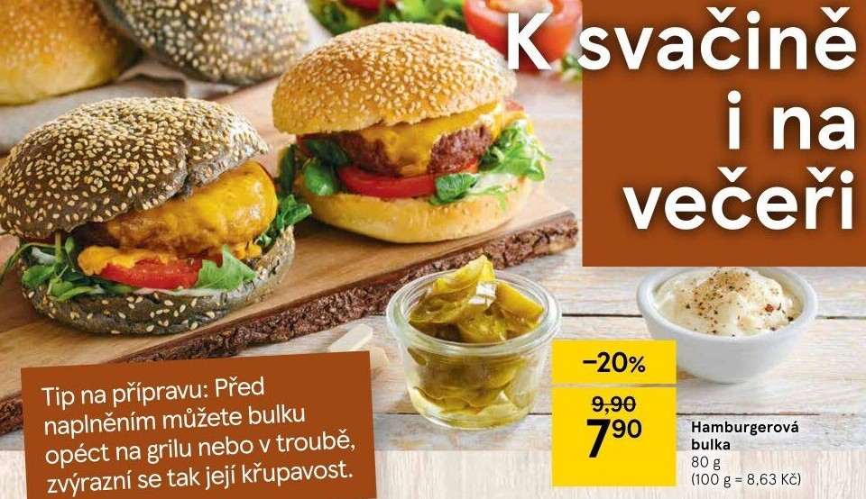 Bulka na hamburger