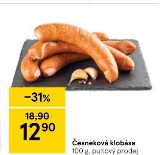 Česneková klobása