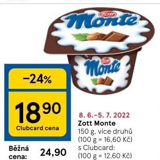 Dezert Monte Zott