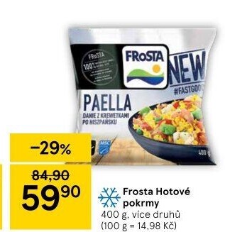 Hotová mražená jídla Frosta