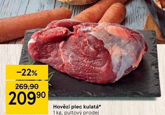 Hovězí plec kulatá - falešná svíčková
