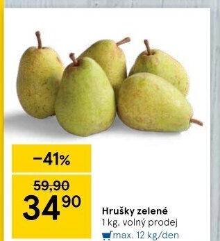 Hrušky zelené
