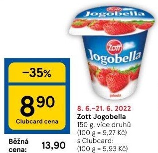 Jogurt Jogobella Zott