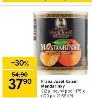 Kompot mandarinky Franz Josef