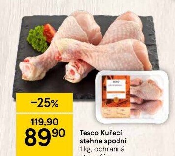 Kuřecí stehna Tesco