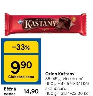 Ledové kaštany Orion