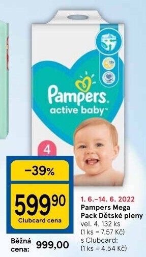 Pleny dětské Pampers
