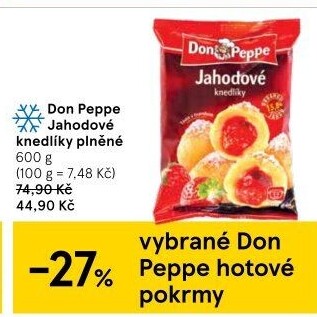 Plněné knedlíky mražené Don Peppe
