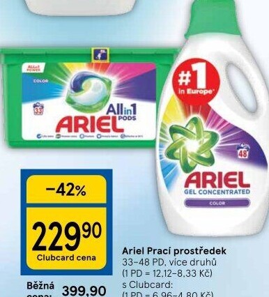 Prací prostředky Ariel