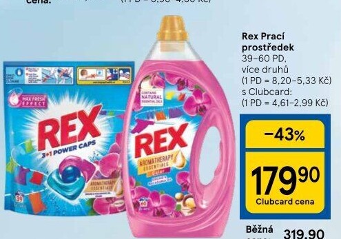 Prací prostředky Rex