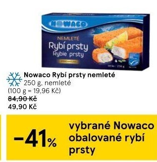 Rybí prsty nemleté mražené Nowaco Premium