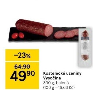 Salám Vysočina Kostelecké uzeniny