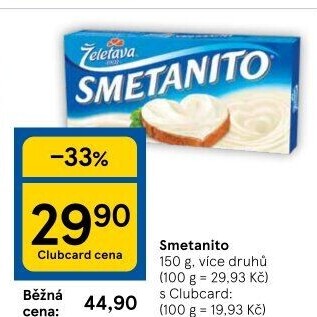 Sýr tavený Smetanito Želetava