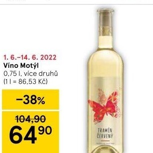 Vína Motýl Víno Mikulov