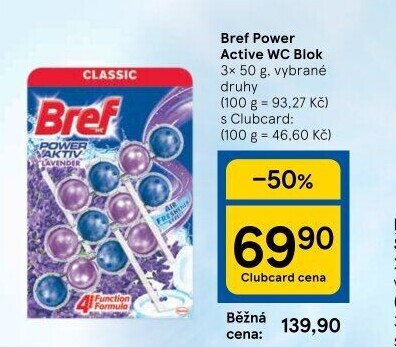 WC blok tuhý Power Aktiv Bref