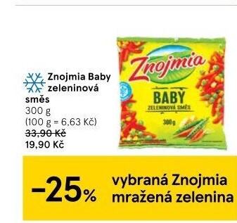 Zeleninová směs Baby mražená Znojmia