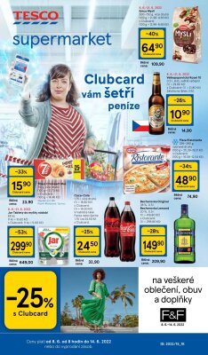 akční leták Tesco 8.6.2022-14.6.2022