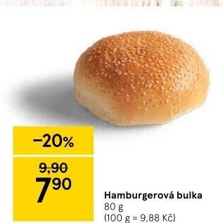 Bulka na hamburger