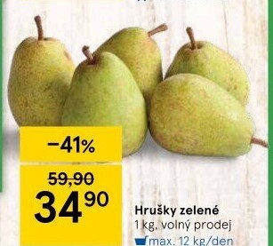 Hrušky zelené