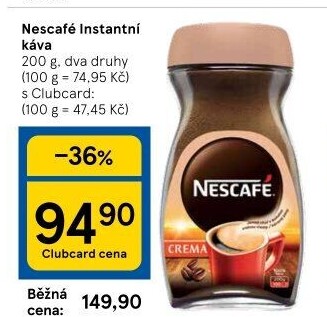 Instantní kávy Nescafé