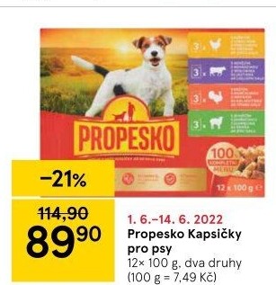 Kapsičky pro psy Propesko