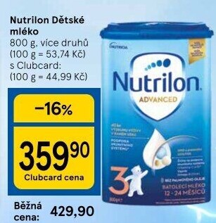 Kojenecké mléko Nutrilon