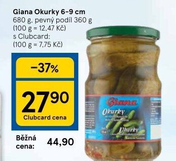 Okurky Giana