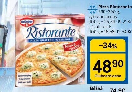 Pizza mražená Ristorante Dr. Oetker