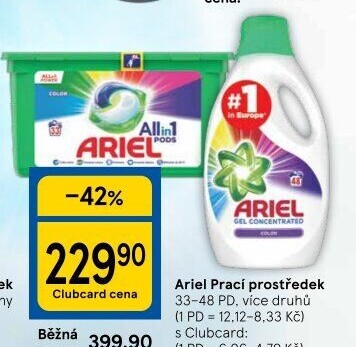 Prací prostředky Ariel